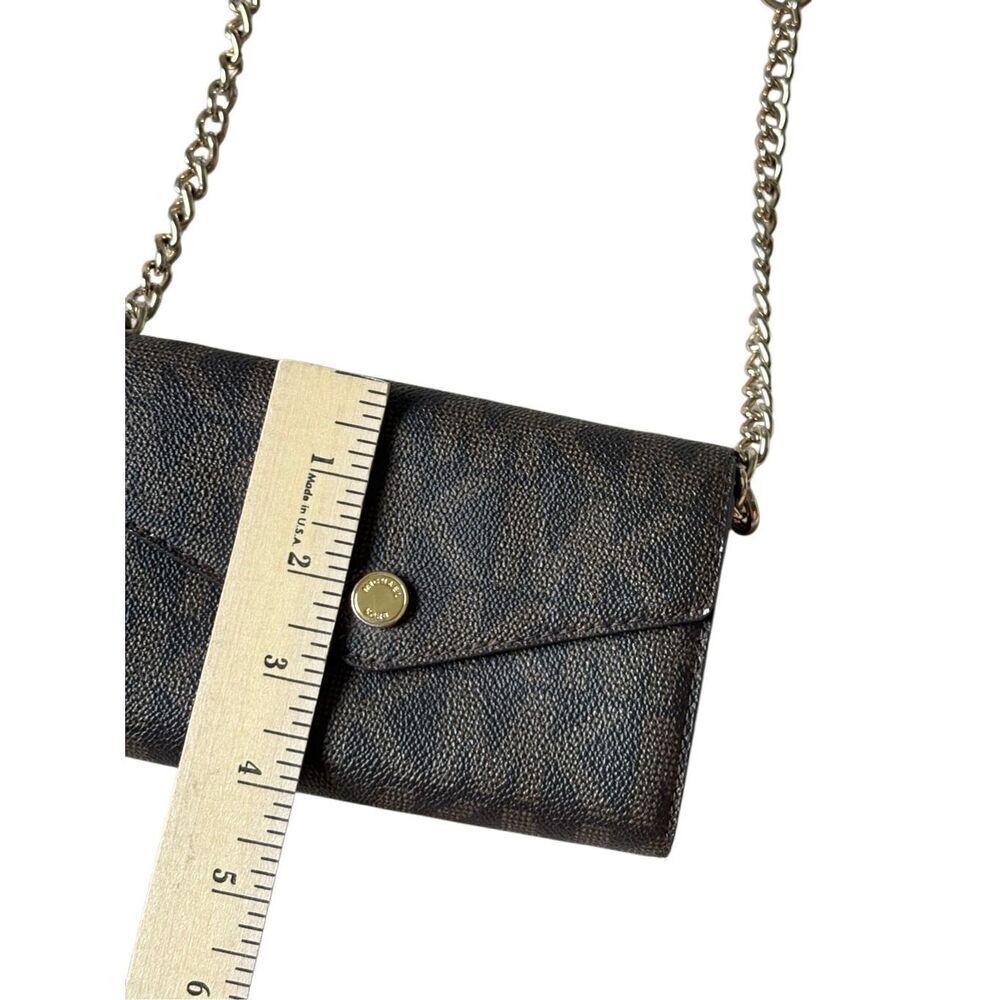 Michael Kors Jet Set Signature Crossbody Bag Convertible to Wallet Adjustable - Picture 5 of 12